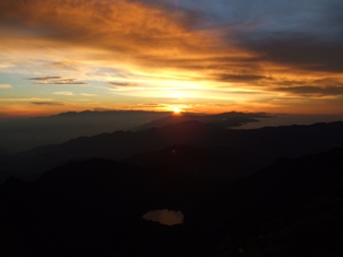 神秘的な日の出